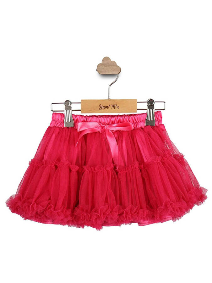 Mia Satin Lined Puffy Tulle Skirt - 5