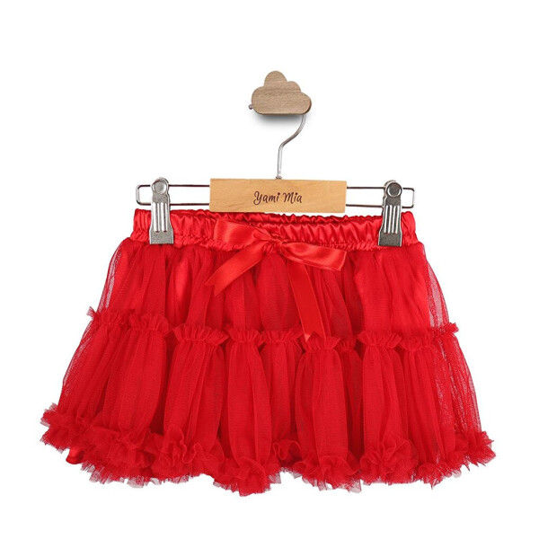 Mia Satin Lined Puffy Tulle Skirt - 8