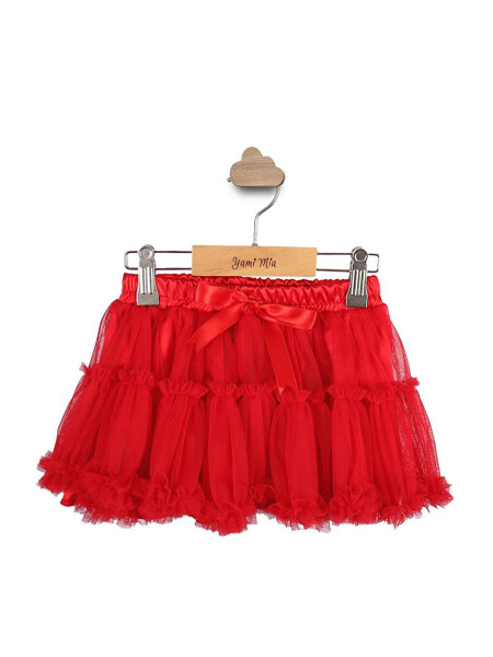 Mia Satin Lined Puffy Tulle Skirt - 4