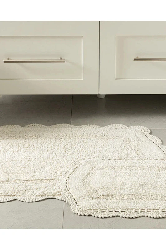 Mia Set Covora?e De Baie Din Bumbac 60x90-40x60 Cm Crem - ENGLISH HOME