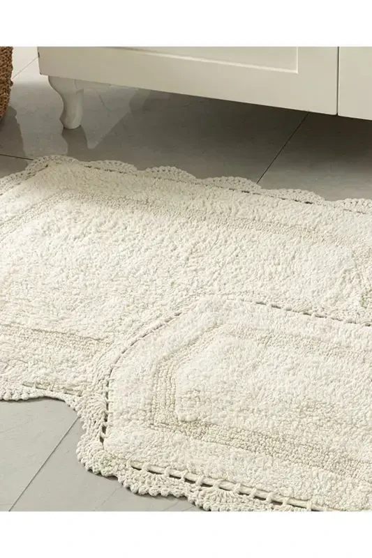 Mia Set Covora?e De Baie Din Bumbac 60x90-40x60 Cm Crem - 2