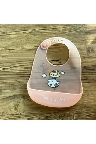 Мягкий силиконовый ультралёгкий нагрудник для кормления — Уточка - OFFIEZY PRATIK ORTAK (1)