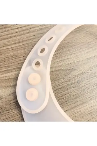 Мягкий силиконовый ультралёгкий нагрудник для кормления — Уточка - 3