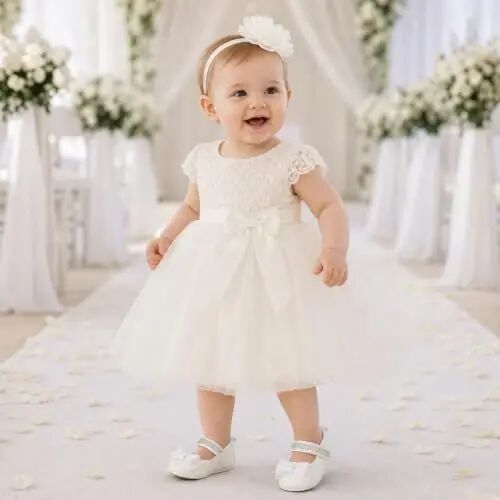 Miamooi Infant Baby Girls Mary Jane Shoes Bow Ballet Flats First Walkers - MIAMOOI (1)