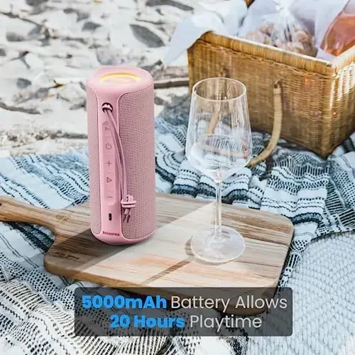 MIATONE Portativ Bluetooth karnay 36W Stereo Sound Bass Boost, 24H Playtime Bluetooth 5.3 TWS Juftlash (Pushti) - 3