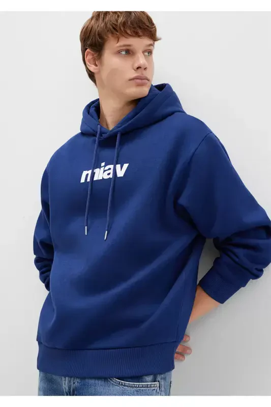 Miav Printed Hooded Sweatshirt 0s10001-70722 - MAVI