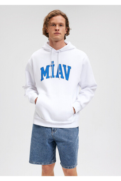 Miav Printed Hooded Sweatshirt 0S10122-620 - 16