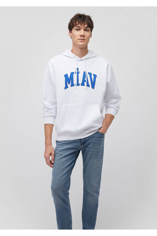 Miav Printed Hooded Sweatshirt 0S10122-620 - 8