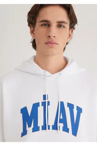 Miav Printed Hooded Sweatshirt 0S10122-620 - 6