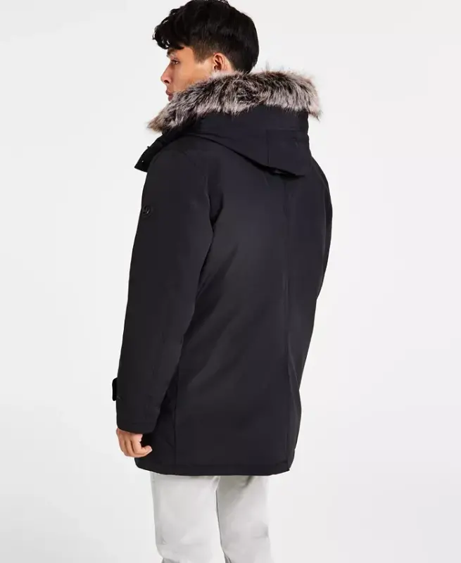 Michael Kors Men's Hooded Bib Snorkel Parka, Created for Modazone - 4