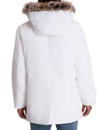 Men's Hooded Bib Snorkel Parka Coat, Created for Modazone - White - 2