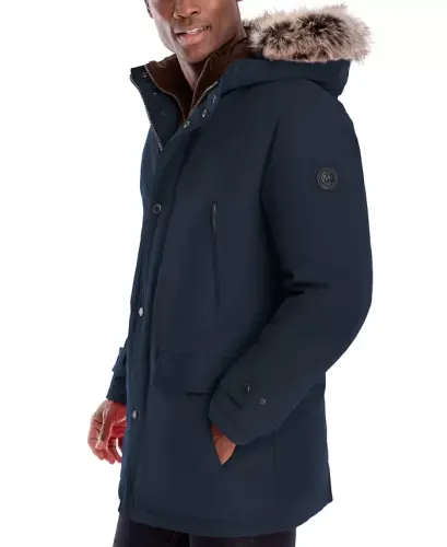Michael Kors Men's Hooded Bib Snorkel Parka, Created for Modazone - 3