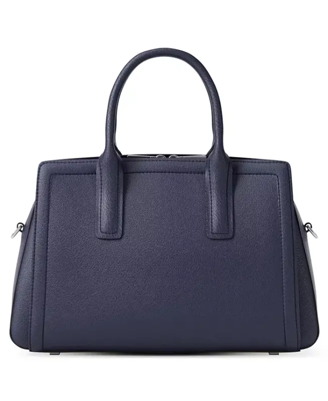 Michael Kors Laila Medium Leather Satchel Bag - Dress Blues - 3