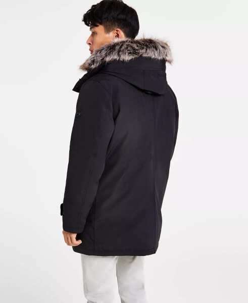 Michael Kors Men's Hooded Bib Snorkel Parka, Created for Modazone Black - 2