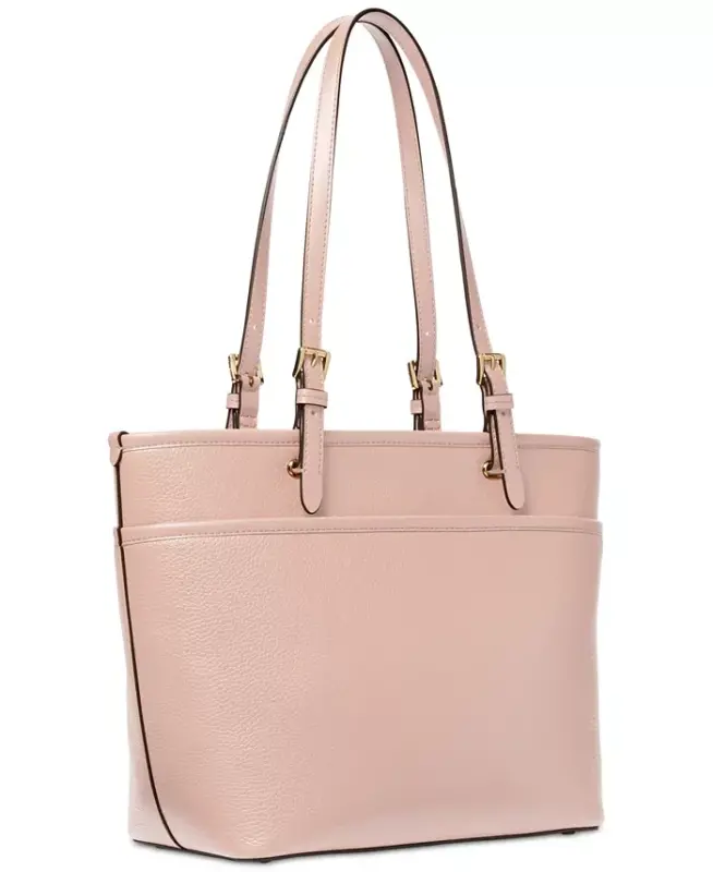 Michael Kors Winston Large Leather Zip-Top Tote Bag - Soft Pink - 2