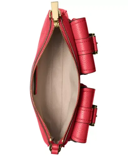 Michael Kors Zoe Small Leather Convertible Slim Shoulder Bag - Crimson - MICHAEL KORS (1)