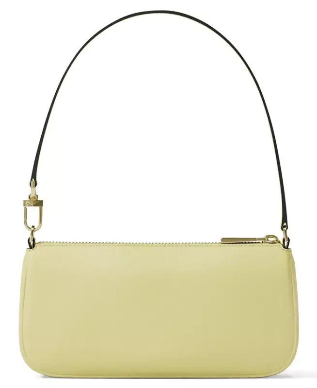 Michael Kors Zoe Small Leather Convertible Slim Shoulder Bag - Lemon - 2