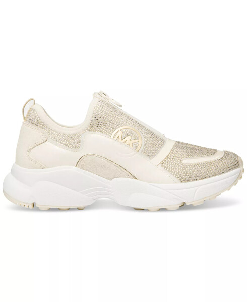 MICHAEL Sami Zip Trainer Sneakers Cream - 5