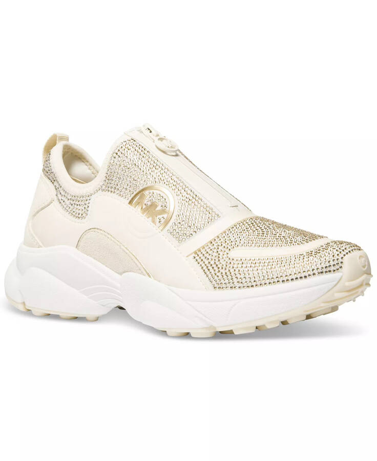 MICHAEL Sami Zip Trainer Sneakers Cream - 1