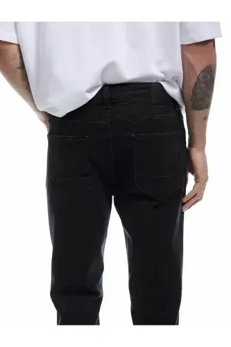 Michael Siyah Erkek Jean Pantolon 5Sam40008Nd - 3