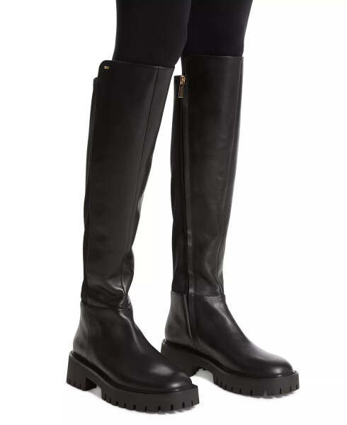 MICHAEL Women's Asher Knee High Wide Calf Boots Black - 5