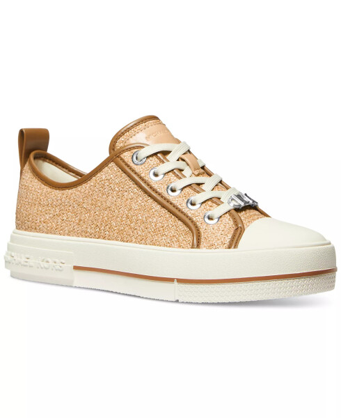 MICHAEL Women's Evy Lace-Up Sneakers Natural/ Cream/ Luggage - 1