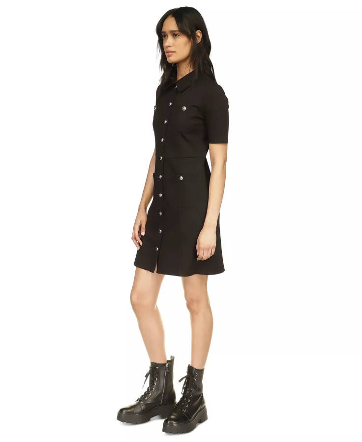 MICHAEL Women's Pocket Short Dress Black - 3