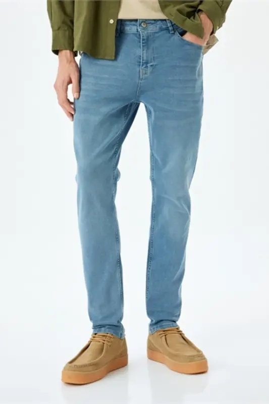 Mıcheal Skinny Açık Indigo Erkek Jean Pantolon 5sa - KOTON