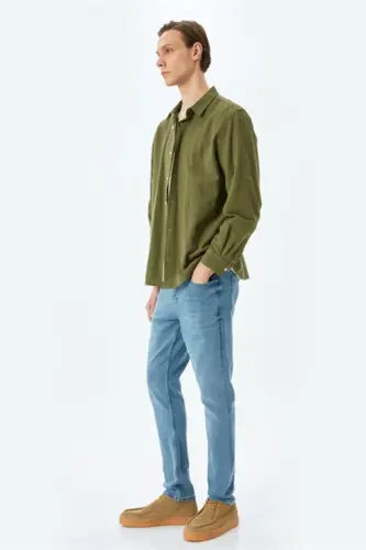 Mıcheal Skinny Açık Indigo Erkek Jean Pantolon 5sa - KOTON (1)