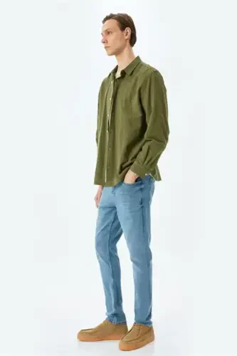 Mıcheal Skinny Açık Indigo Erkek Jean Pantolon 5sa - KOTON (1)