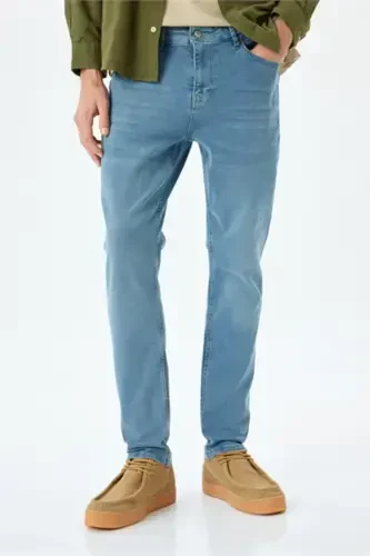 Mıcheal Skinny Ochik Indigo Erkak Jean Shim 5sa - 1