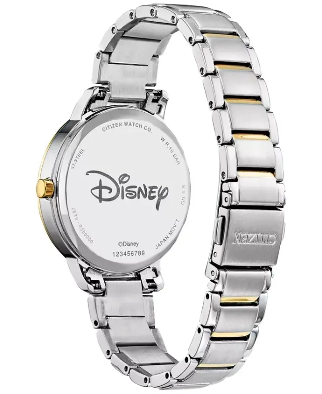 Mickey Mouse Çift Tonlu Paslanmaz Çelik Bilezikli Saat 33mm-Çift tonlu - 3