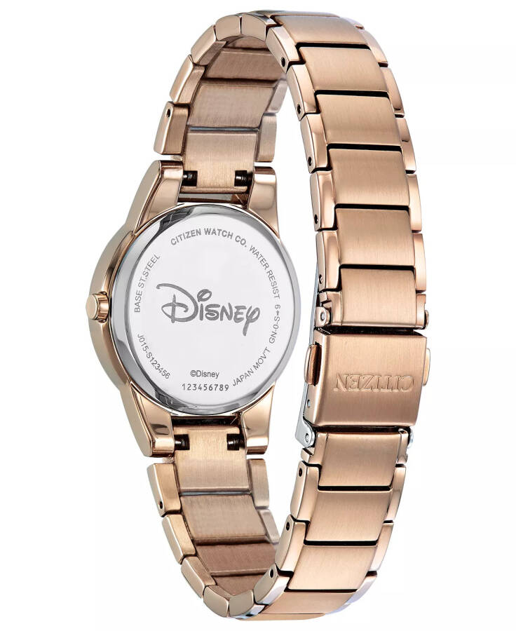 Mickey Mouse Diamond-Accent Rose Gold-Tone Bracelet Watch 29.5mm Rose Gold-tone - 4