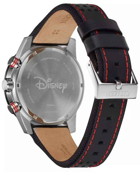 Mickey Mouse Siyah Poliüretan Kayışlı Saat 44mm Siyah - 3