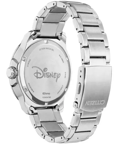 Mickey Mouse Water Sport Stainless Steel Bracelet Watch 46mm-Silver-tone - CITIZEN (1)