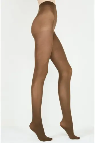 Micro 40 Cocoa Medium Thick Opaque Matte Tights New Season-COFFEE 