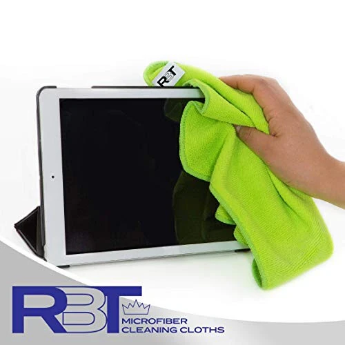 Microfiber Cleaning Cloths, 12 Pack Multi-Purpose Cleaning Towels, Lint Free Reusable Rags for Cleaning, Micro Fiber Wipe, Cloth for House, Kitchen, Glass - 5