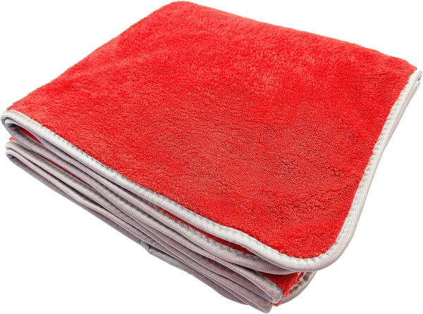 Microfiber Plush Car Drying Towel Cleaning Towels Super Absorbent Auto Detailing Towel 40x100cm Red - EASTELEGANT