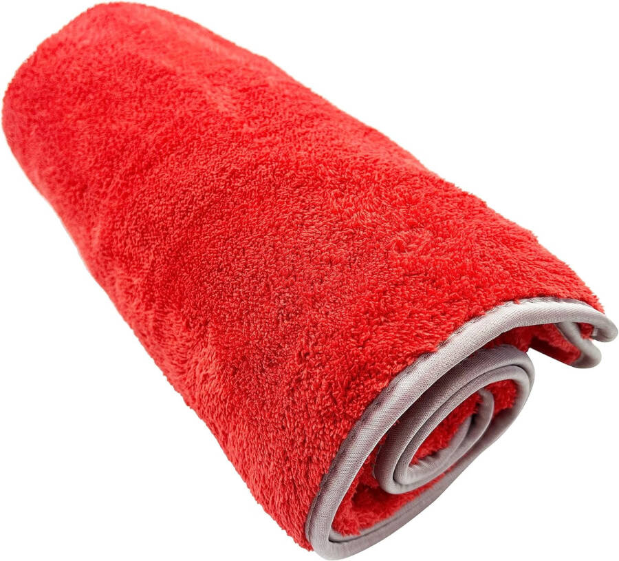 Microfiber Plush Car Drying Towel Cleaning Towels Super Absorbent Auto Detailing Towel 40x100cm Red - 3