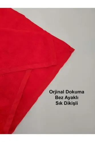 Microfiber Towel Colorfast Towel Hairdresser Towel Red 50x90 Cm 12 Pcs-Red - 9
