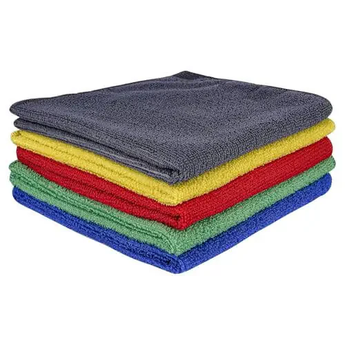 Microfiber Tozalash Matolari Uy Mutfak Mashinalari Velosiped Kompyuterlar uchun Sochiqlar. Mashinada Yuvish Mumkin, Tolalanmaydi, Qayta Ishlatiladigan 16