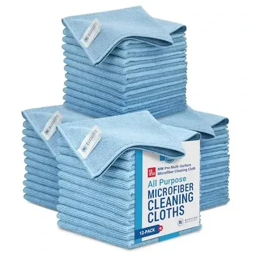 Microfiber Tozalash uchun оптом matolar (48 dona) | O'lcham 12