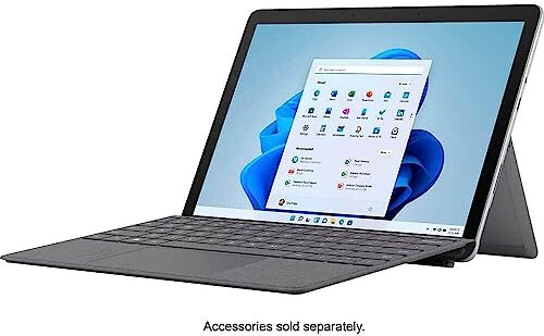 Microsoft Surface Pro 7+ LTE i5-1135G7 - 16GB RAM, 256GB SSD Platinum - Windows 10 Planshet - Yuqori Ishlashli Surface Noutbuk va Planshet Birlashtirilgan - Yo'lda Ishlaydigan Mutaxassislar Uchun Ideal 1Z8-00001 (Yangilangan) - 2