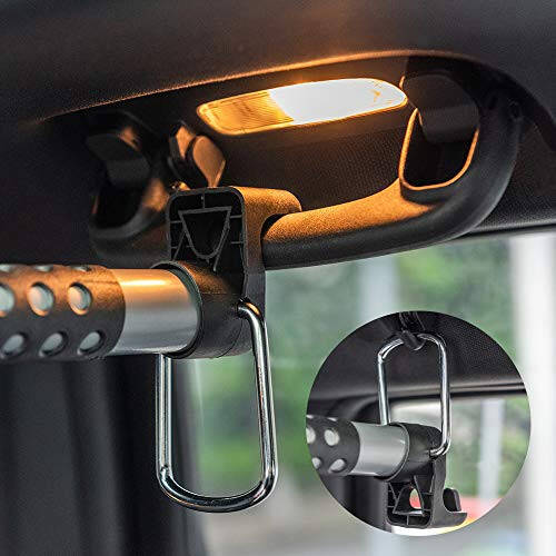 MICTUNING Car Clothes Hanger Bar Expandable 36 to 65 inches Retractable Vehicle Cloth Rack Hanger Rod for Car Truck RV SUV Road Travel - Coat Hanger Hold up to 60lbs - 6