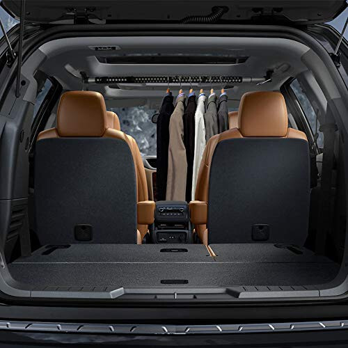 MICTUNING Car Clothes Hanger Bar Expandable 36 to 65 inches Retractable Vehicle Cloth Rack Hanger Rod for Car Truck RV SUV Road Travel - Coat Hanger Hold up to 60lbs - 7