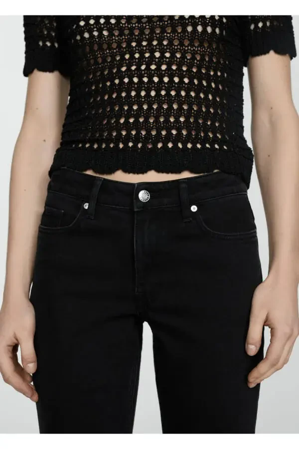 Mid-rise flare jeans - 6