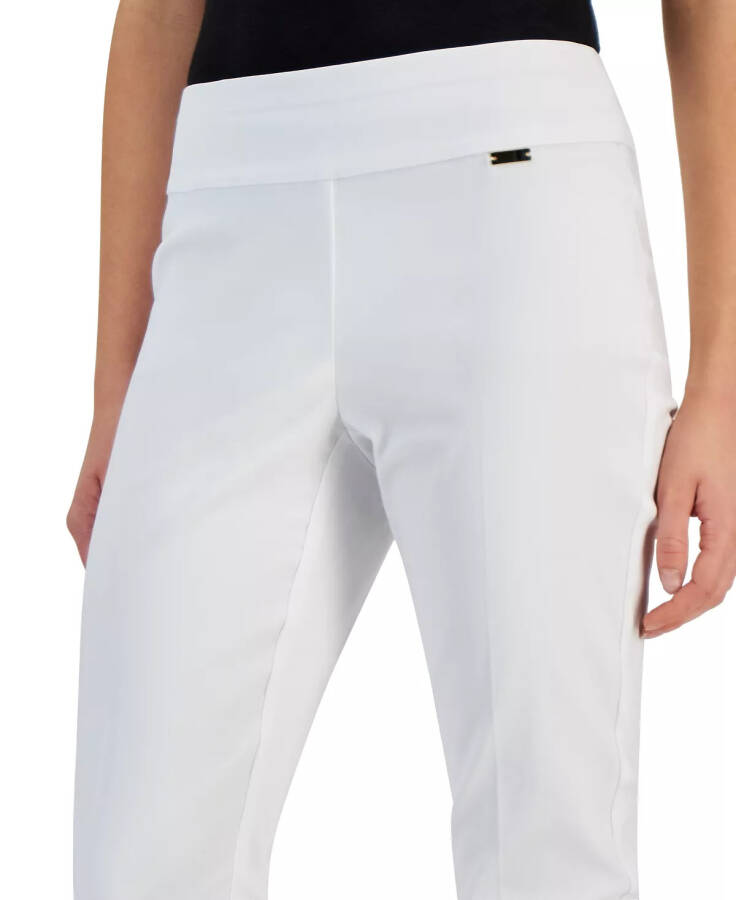 Mid-Rise Petite Tummy-Control Skinny Pants, Petite & Petite Short, Created for Modazone Bright White - 3