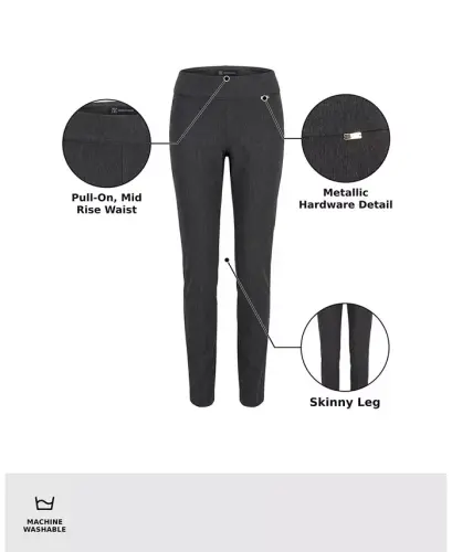 Mid-Rise Petite Tummy-Control Skinny Pants, Petite & Petite Short, Created for Modazone - Bright White - 5