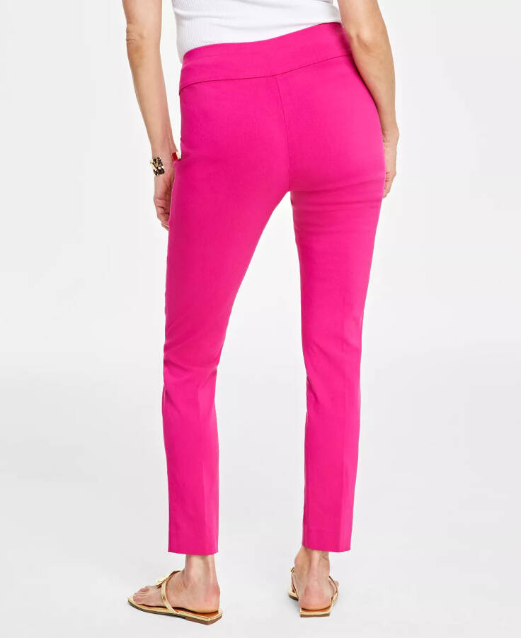 Mid-Rise Petite Tummy-Control Skinny Pants, Petite & Petite Short, Created for Modazone Pink Dragonfruit - 2