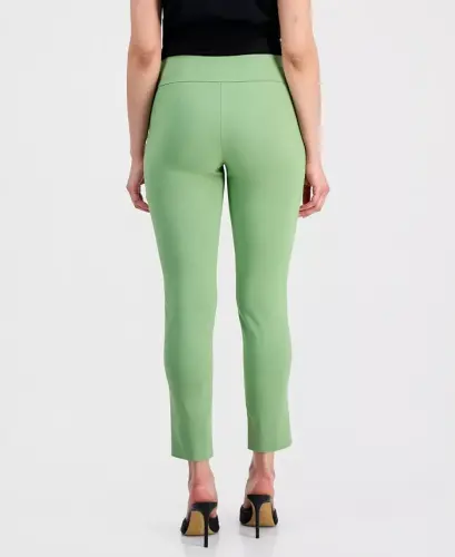 Mid-Rise Petite Tummy-Control Skinny Pants, Petite & Petite Short, Created for Modazone - Sweet Pea - 3